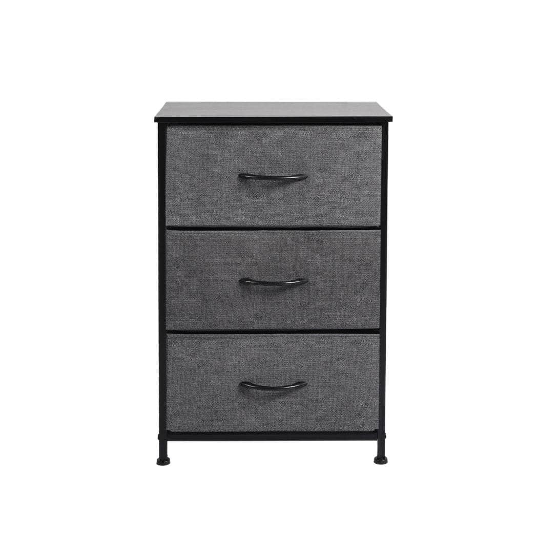 Storage Cabinet Tower Chest Dark Grey