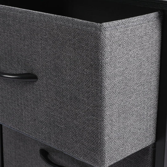 Storage Cabinet Tower Chest of Drawers Dresser Tallboy 6 Drawer Dark Grey - SC9 id