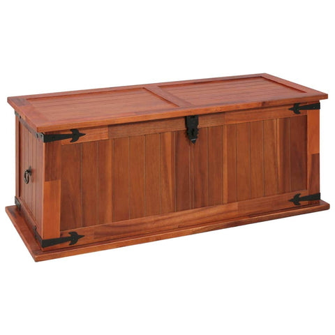 Storage Chest Solid Acacia Wood