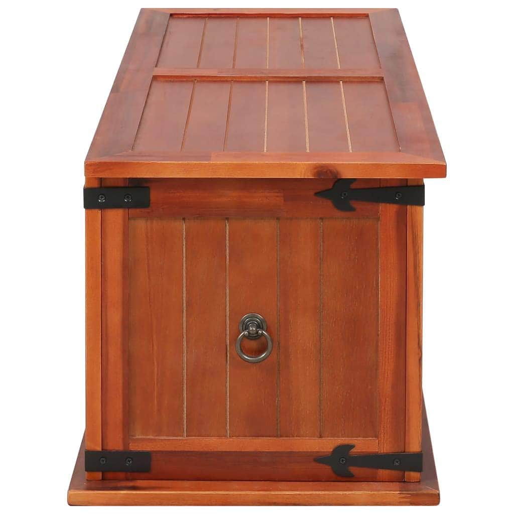 Storage Chest Solid Acacia Wood