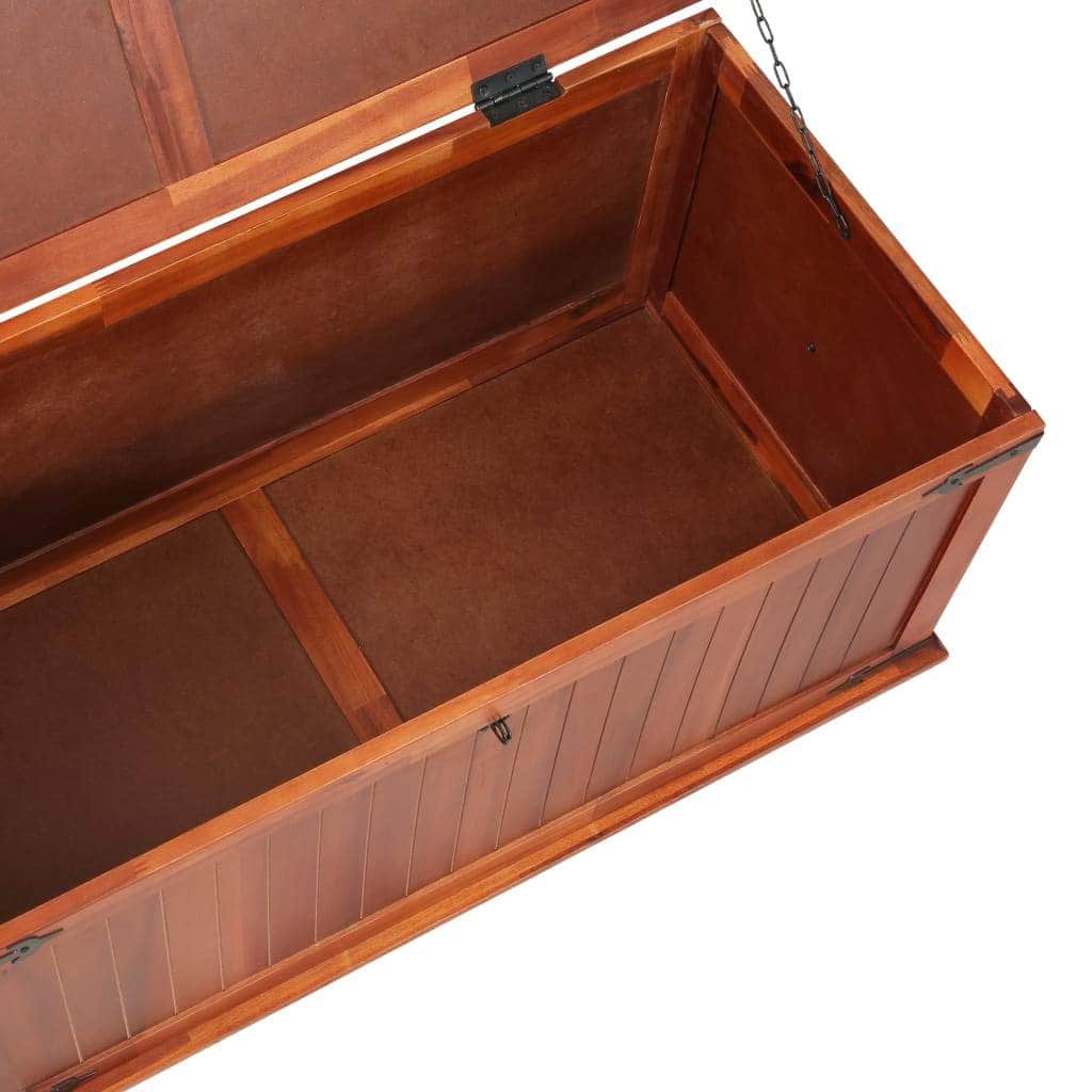 Storage Chest Solid Acacia Wood