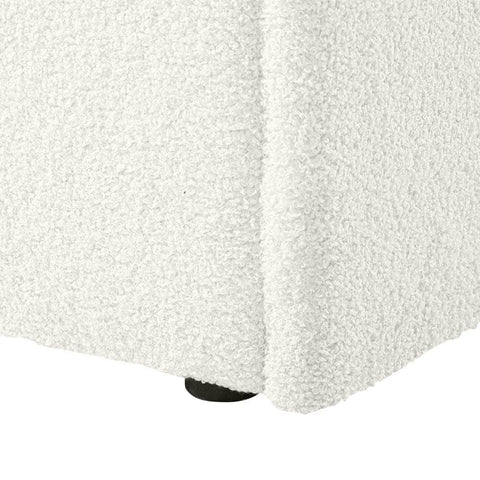 Storage Ottoman XL  Sherpa White