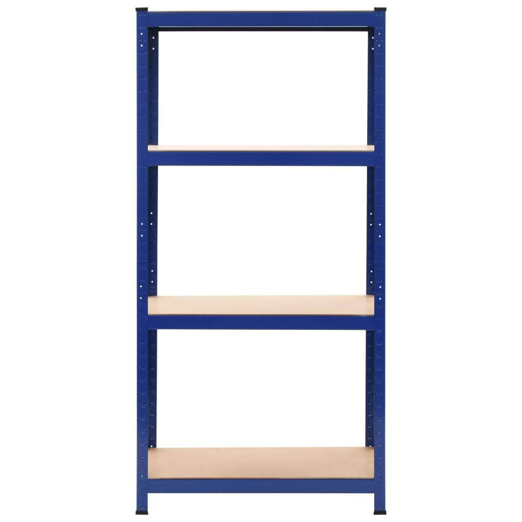 Storage Shelf Steel and MDF-Blue