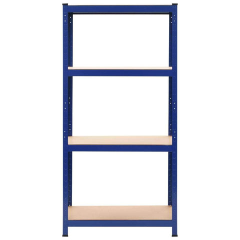 Storage Shelf Steel and MDF-Blue
