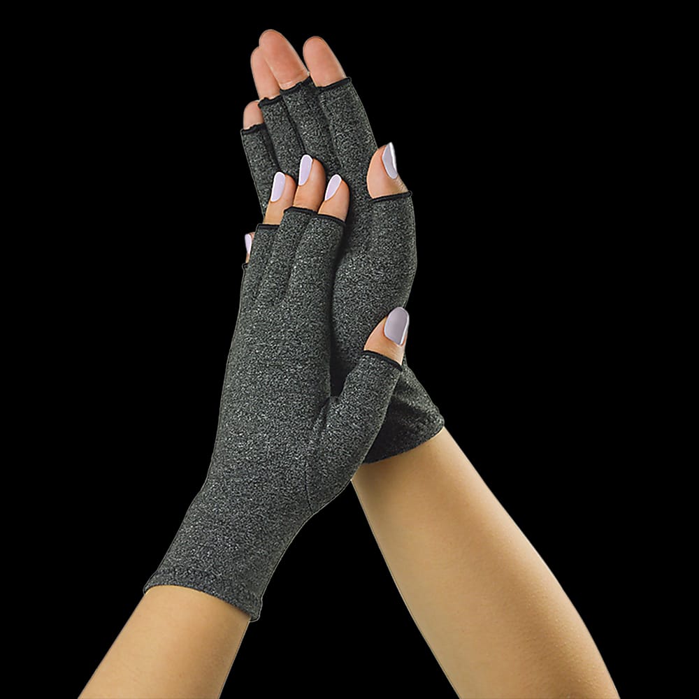 Large Arthritis Compression Gloves for Hand Support, Stretchy Fabric Joint Finger - photo 15