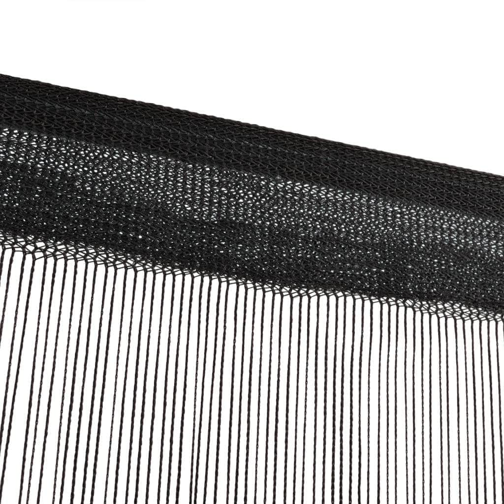 String Curtains 2 pcs--Black