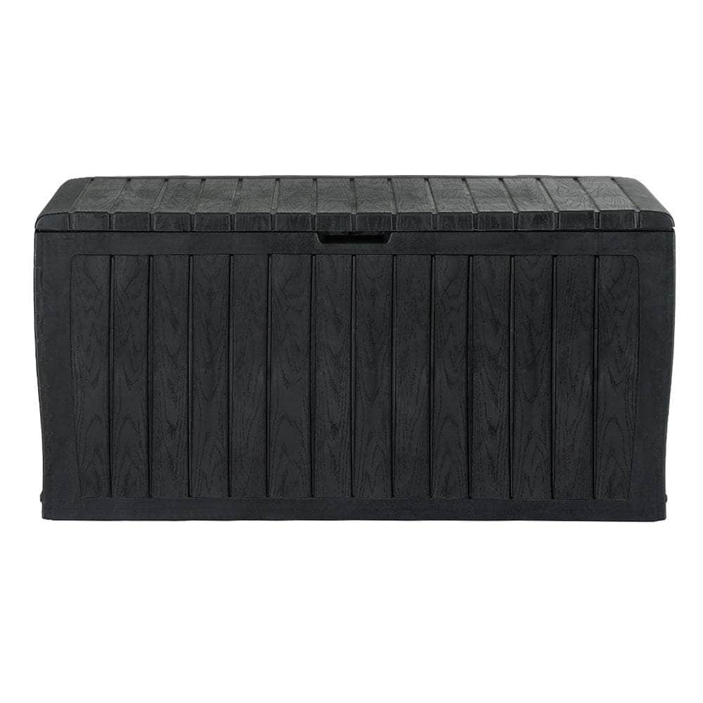 Stylish 220L Lockable Outdoor Storage Box for Garden Tools