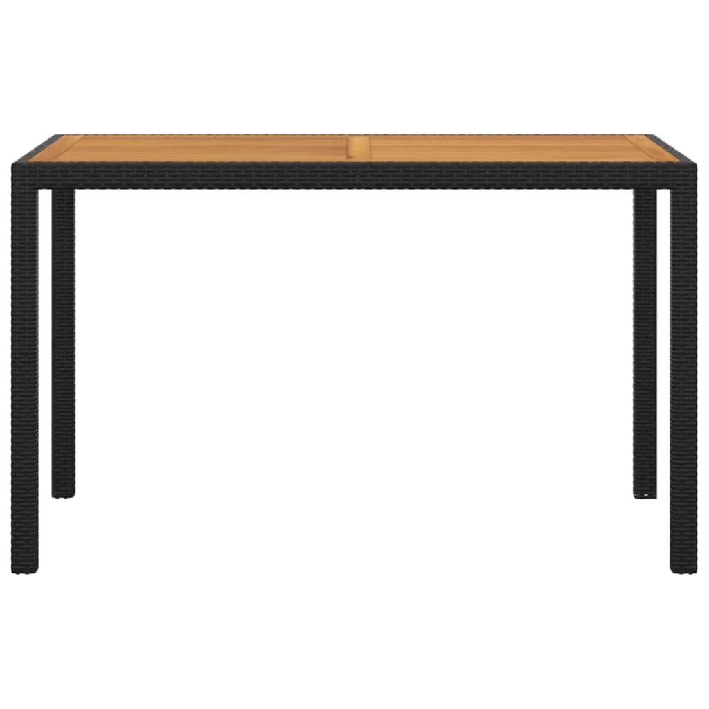 Stylish 3 Piece Garden Dining Set Black Living Space Upgrade Urban Style