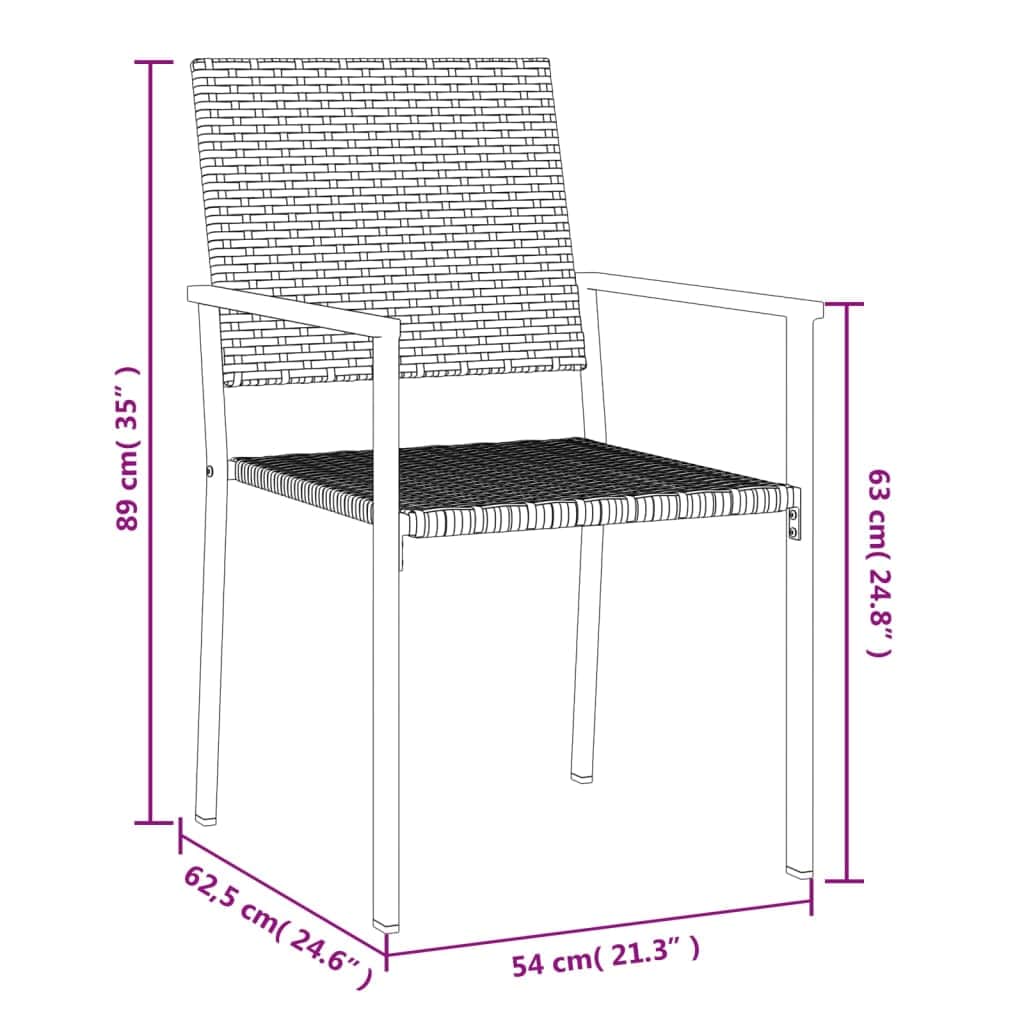 Stylish 3 Piece Garden Dining Set Daily Living Essential Patio Relax