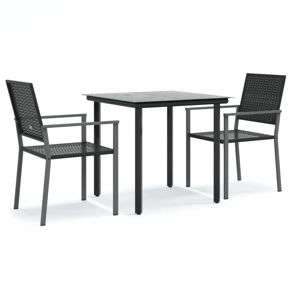Stylish 3 Piece Garden Dining Set Daily Living Essential Patio Relax
