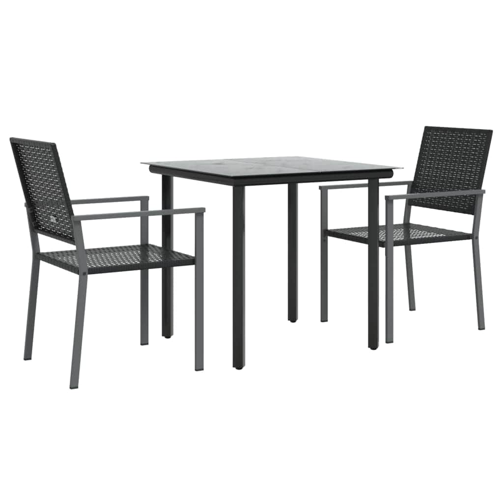 Stylish 3 Piece Garden Dining Set Daily Living Essential Patio Relax