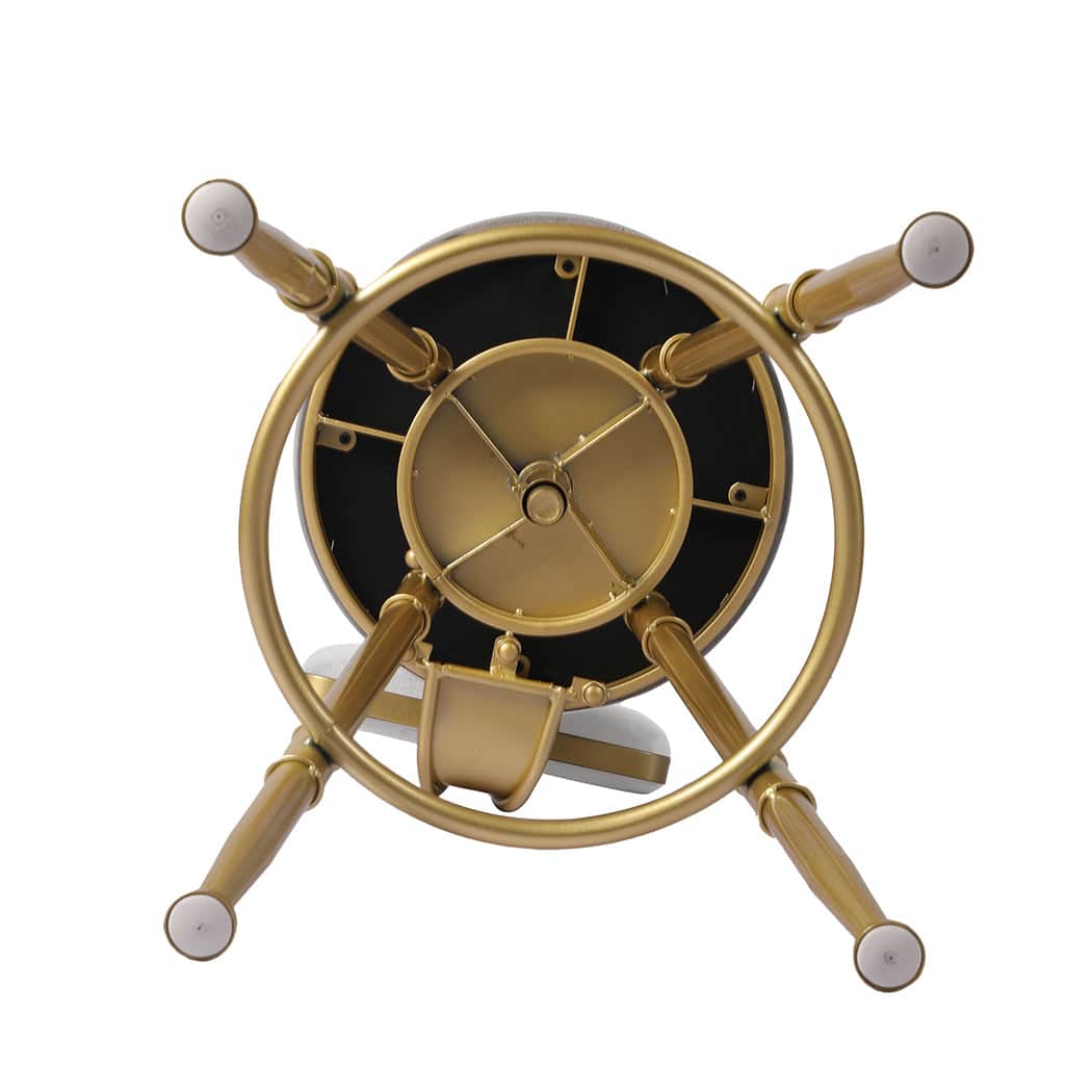 Stylish 4x Bar Stools Swivel Kitchen Bar Chair White  Multipurpose