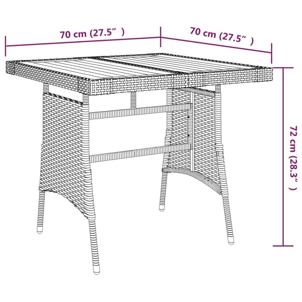 Stylish 5 Piece Outdoor Dining Set Living Space Upgrade Garden Leisure