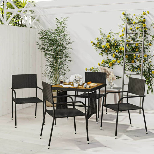 5 Piece Outdoor Dining Set Living Space Upgrade Garden