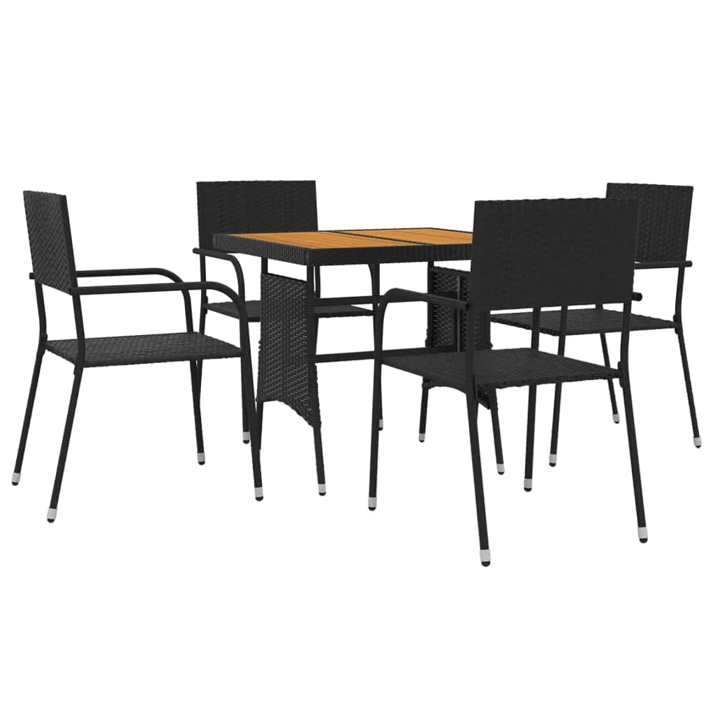Stylish 5 Piece Outdoor Dining Set Living Space Upgrade Garden Leisure
