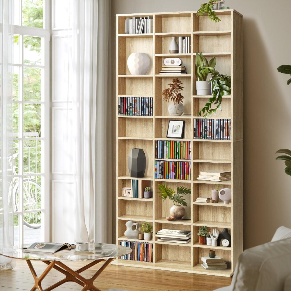 Stylish and Functional Wooden Shelving Unit