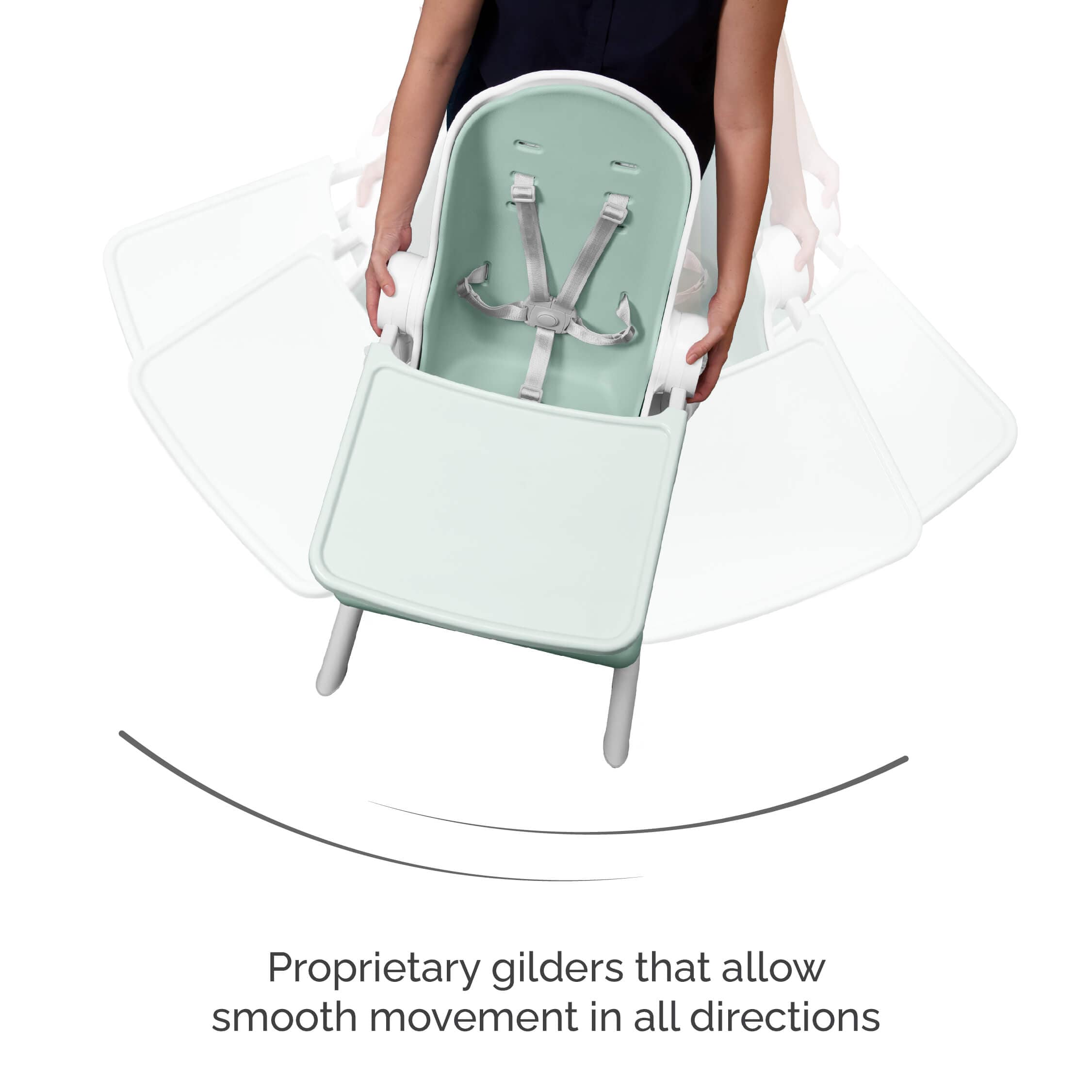 Stylish and Practical: Cocoon Z High Chair | Lounger in Avocado Green
