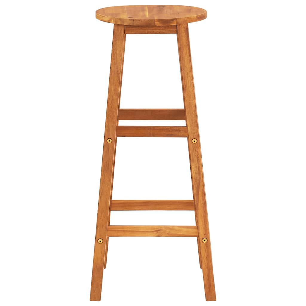 Stylish Bar Stools 6 pcs Solid Indoor Outdoor Use Home Comfort