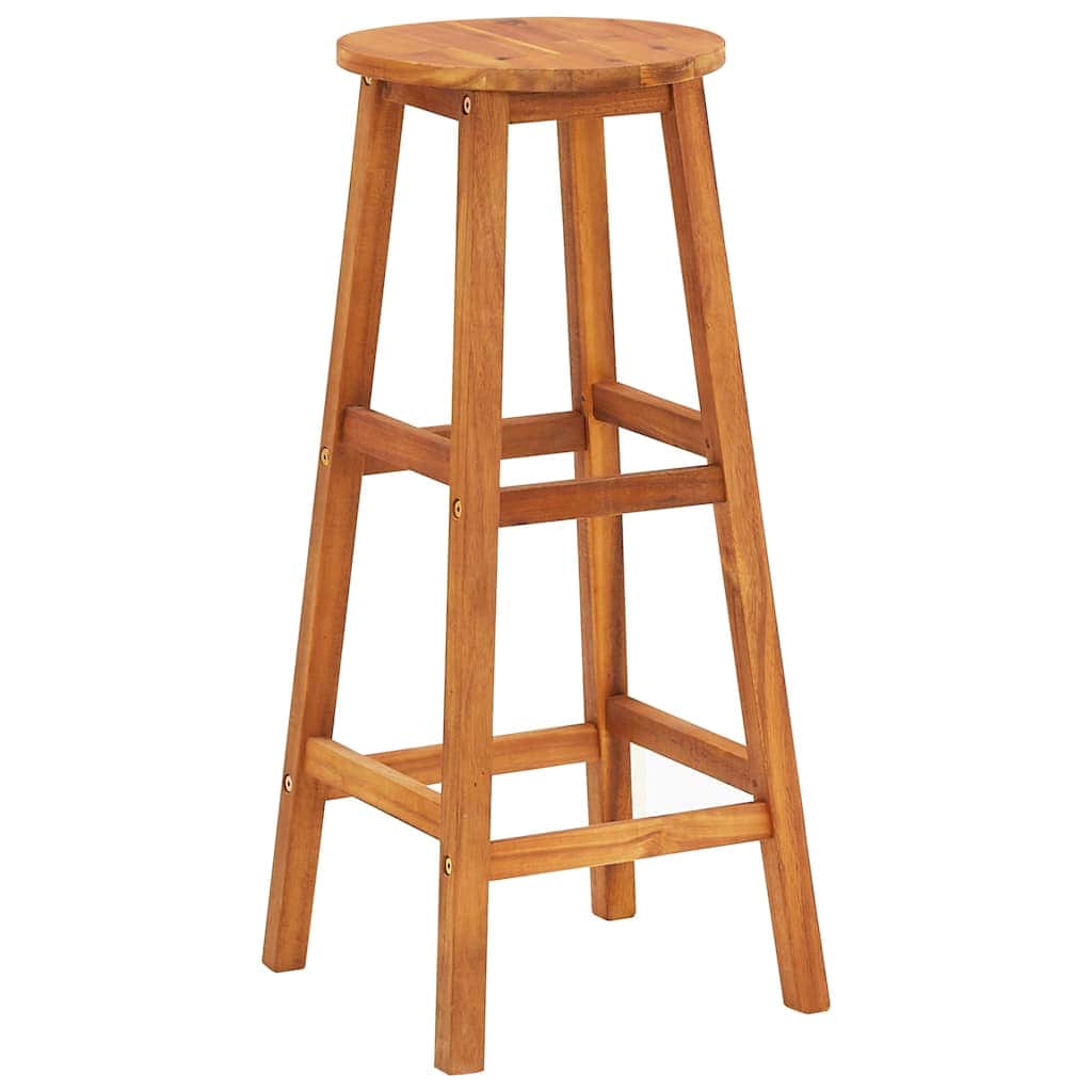 Stylish Bar Stools 6 pcs Solid Indoor Outdoor Use Home Comfort