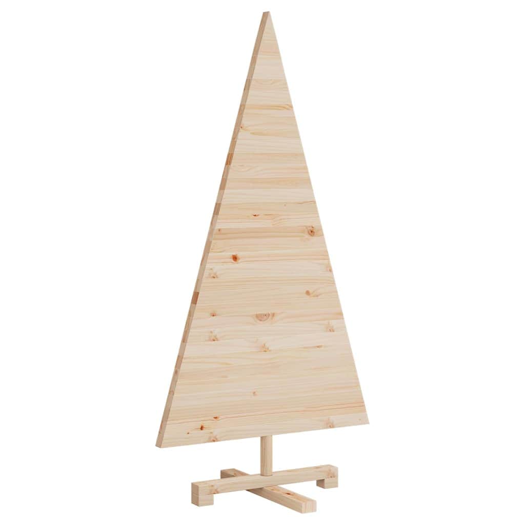 Stylish Christmas Trees with Stand Natural 120cm Solid pine wood - Sleek