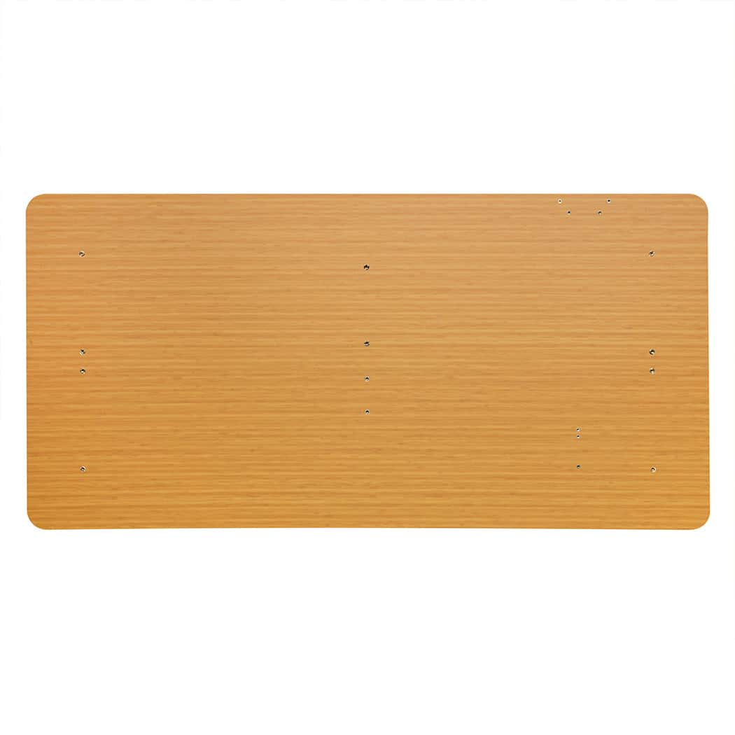 Stylish Desktop For Motorised Adjustable Nature 120X60CM Natural