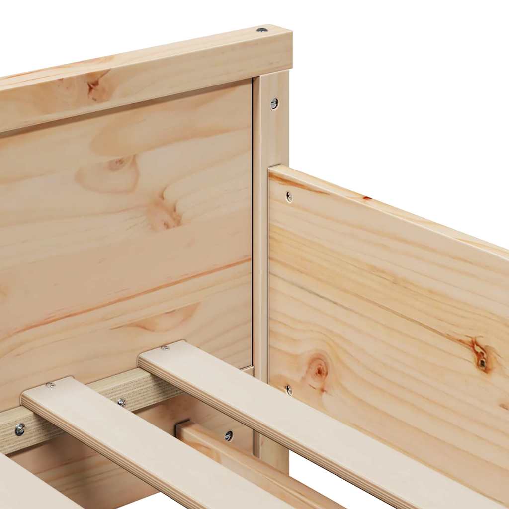 Stylish Extendable Bed Frame for Kids Other Brown - Durable