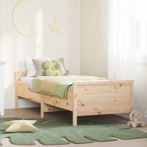 Stylish Extendable Bed Frame for Kids Other Brown - Durable