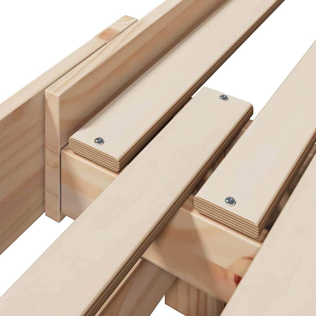 Stylish Extendable Bed Frame for Kids Other Brown - Durable