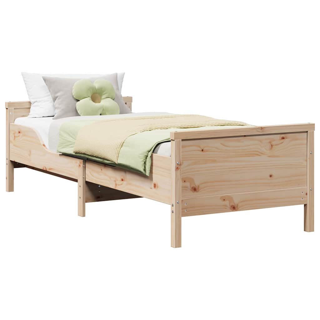 Stylish Extendable Bed Frame for Kids Other Brown - Durable