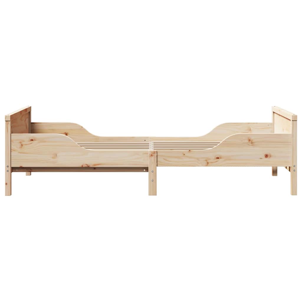 Stylish Extendable Bed Frame for Kids Other Brown - Space-Saving, 3vty