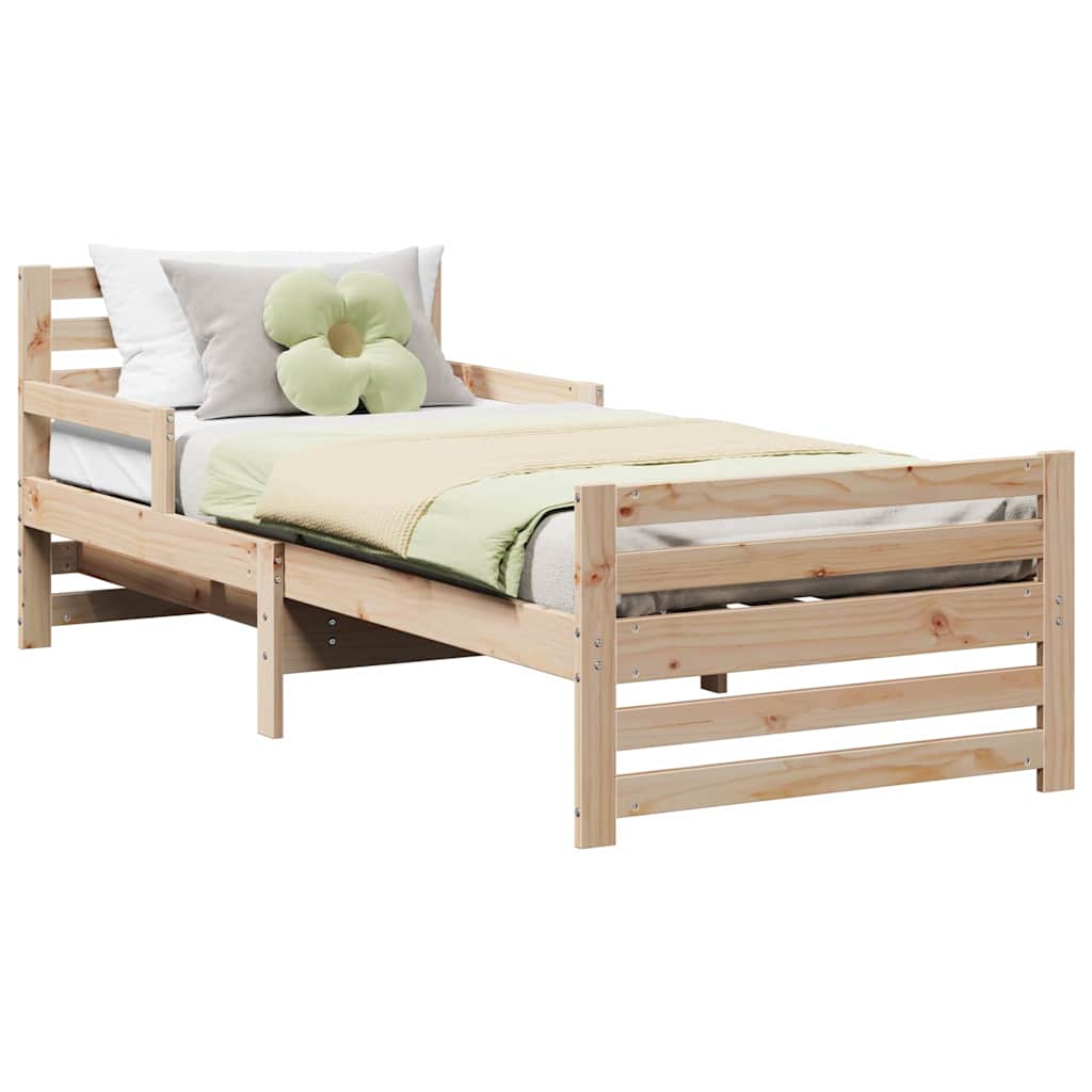 Stylish Extendable Bed Frame for Kids Other Brown - Space-Saving