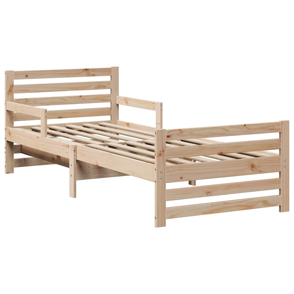 Brown colour - Stylish Extendable Bed Frame for Kids Other Brown - Space-Saving