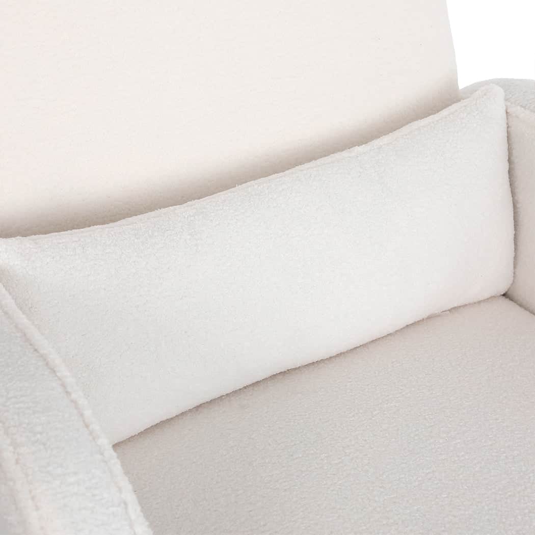 Stylish Fleece Rocking Chair with footstool  Soft Cushion Classic