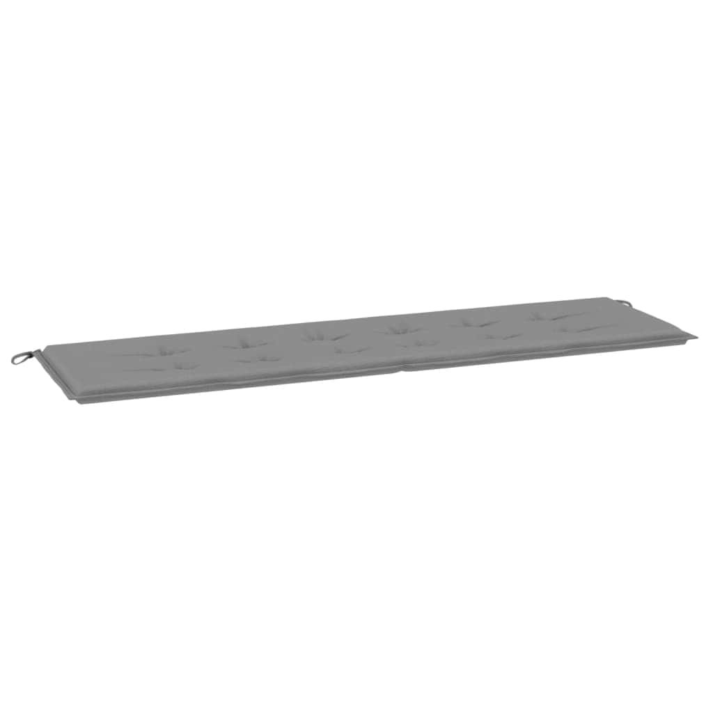 Stylish Garden Bench Cushion Grey