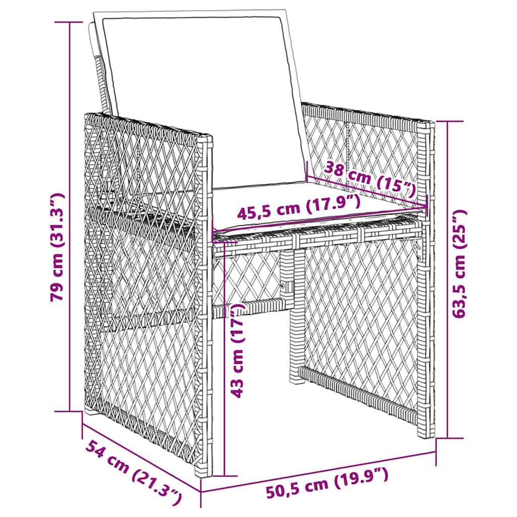 Stylish Garden Chairs with Cushions 4 Home Use Garden Leisure