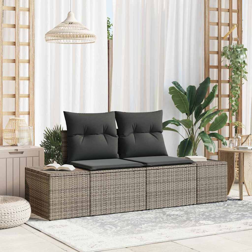 Stylish Garden Sofa with Cushion Grey Garden Gathering Urban Style