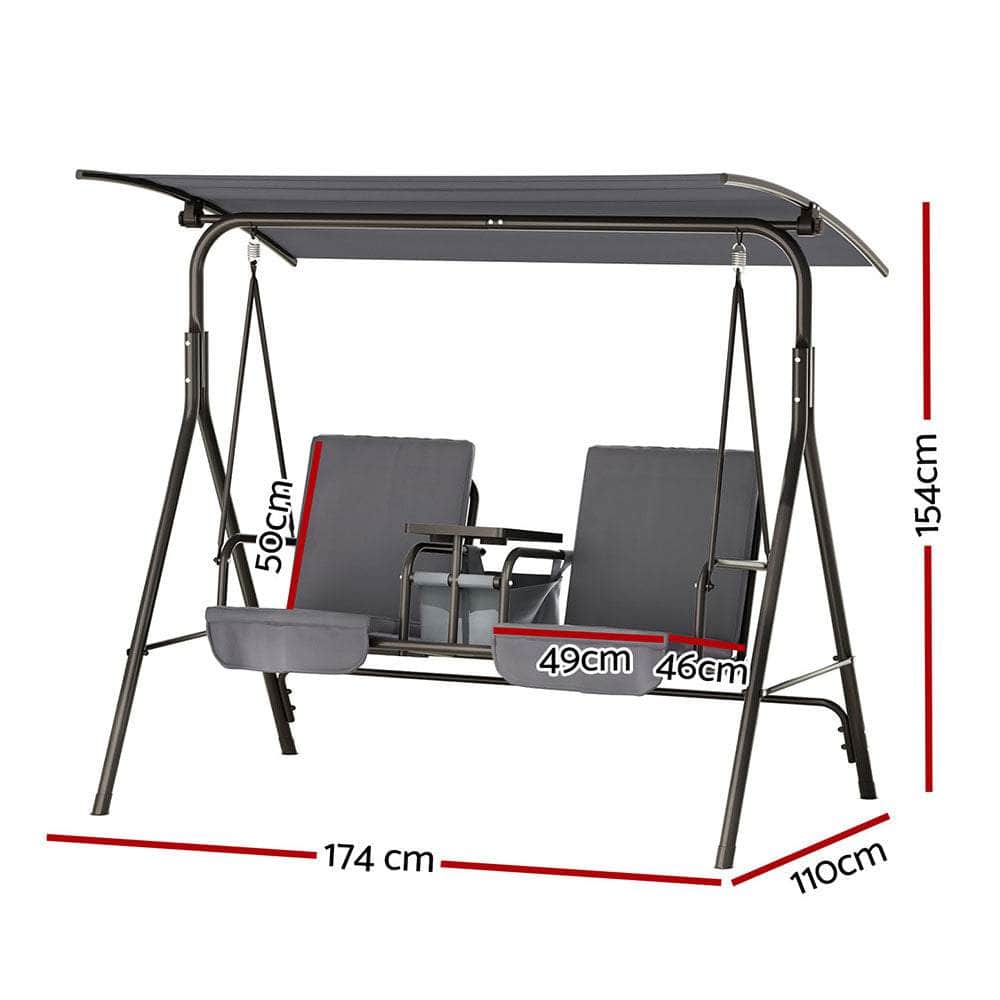 Grey colour - Stylish Grey Outdoor Swing Chair