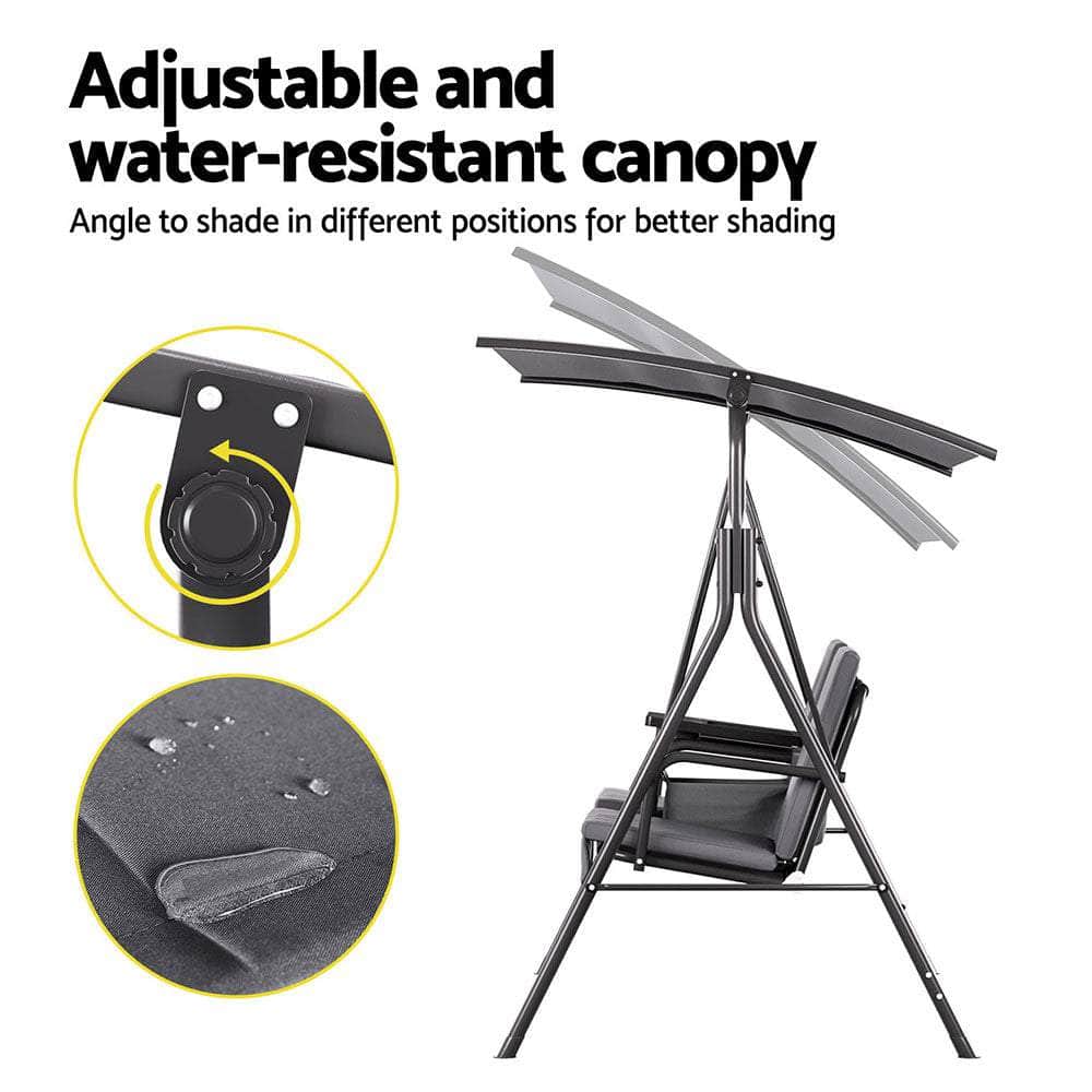 Stylish Grey Outdoor Swing Chair | Grey colour