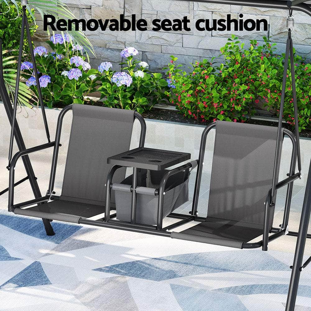 Stylish Grey Outdoor Swing Chair, Outdoor Chairs