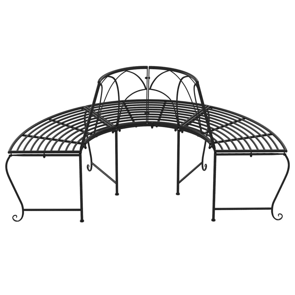 Stylish Half Round Tree Bench 159 Living Space Upgrade Garden Leisure