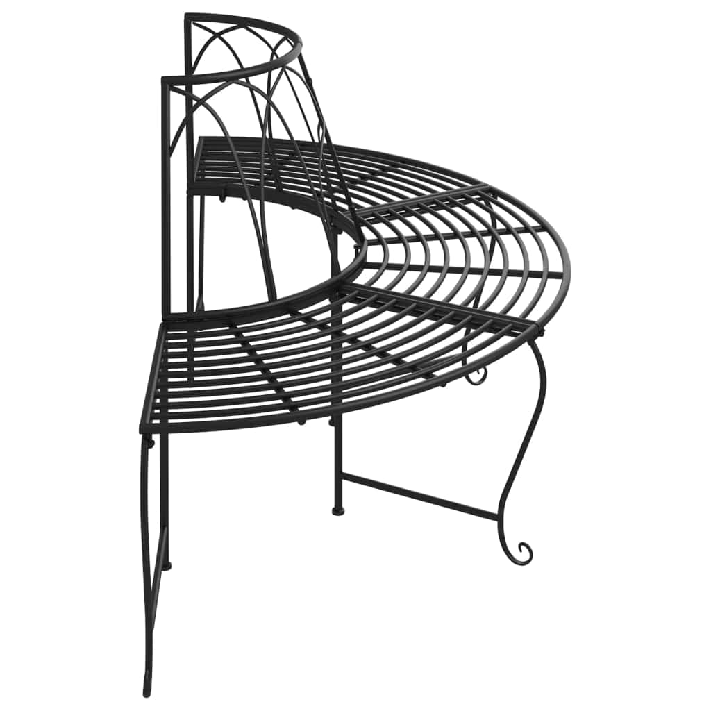 Stylish Half Round Tree Bench 159 Living Space Upgrade Garden Leisure