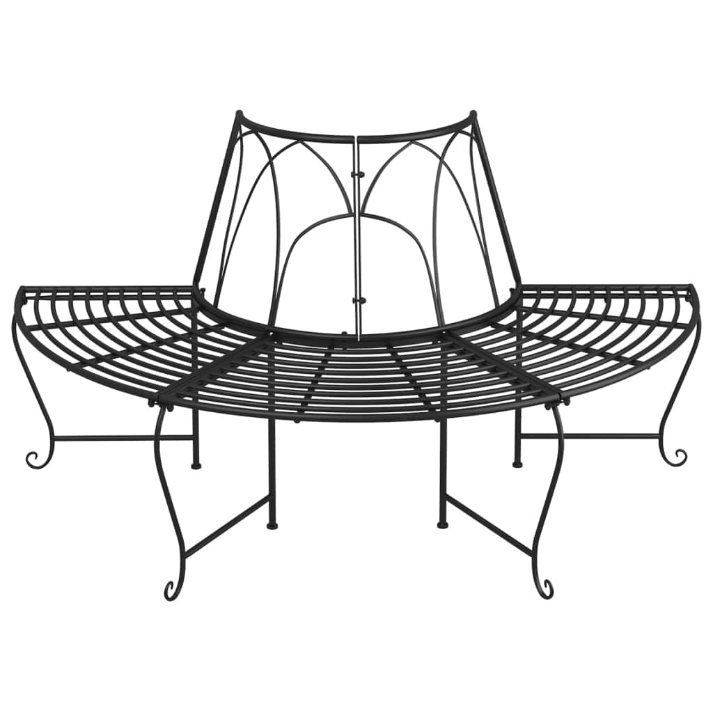 Stylish Half Round Tree Bench 159 Living Space Upgrade Garden Leisure