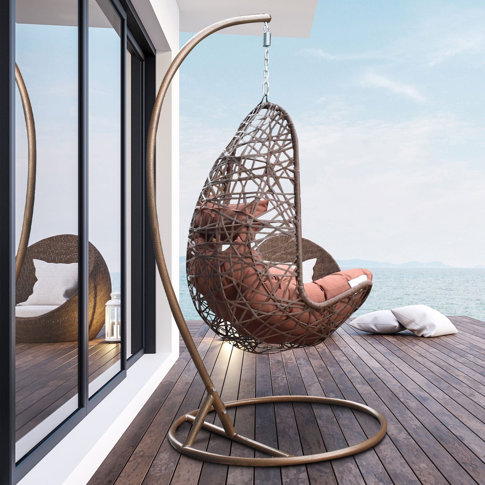 Stylish hanging basket design Egg Chair - Outdoor Furniture - photo 19