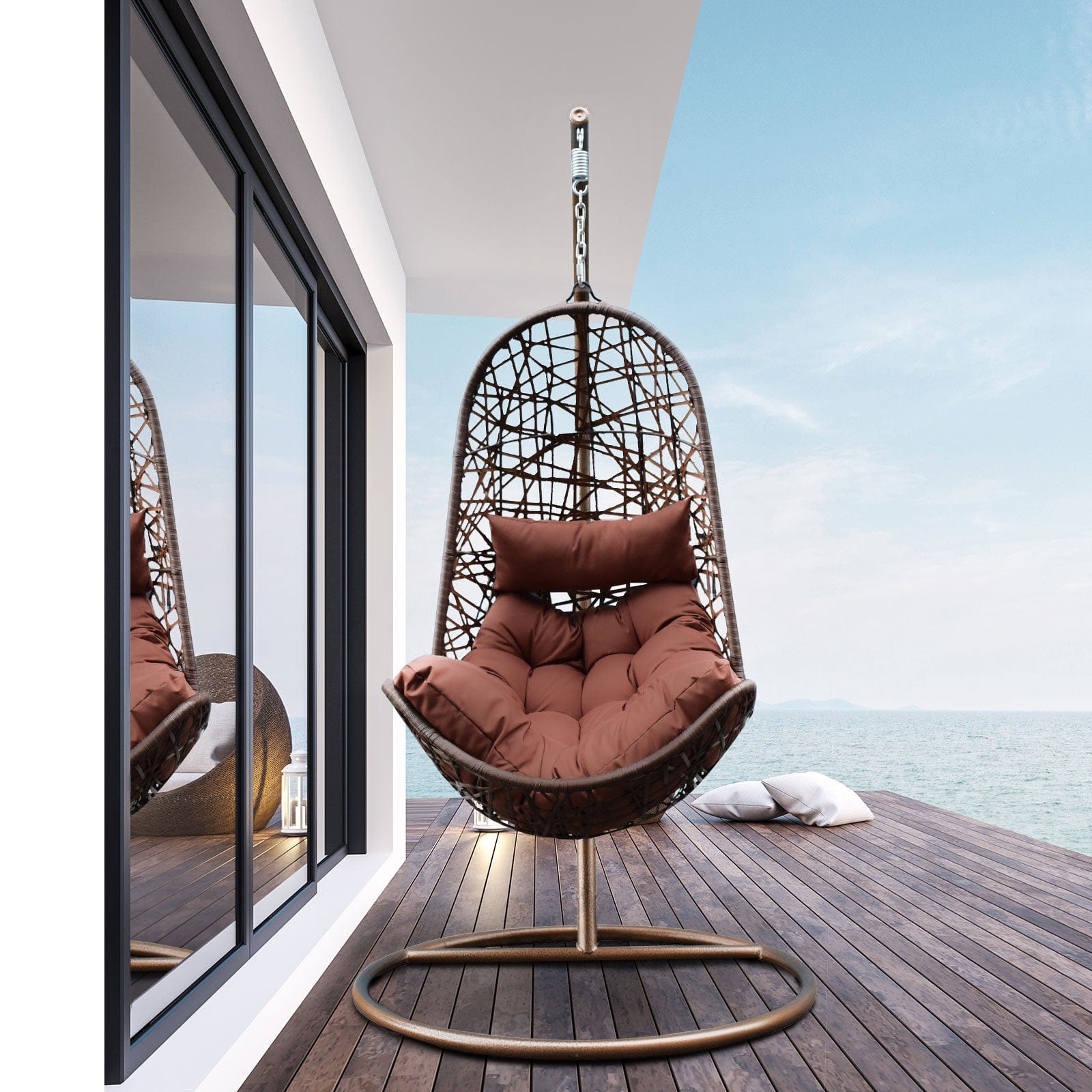 Outdoor Furniture - Stylish hanging basket design Egg Chair - photo 20