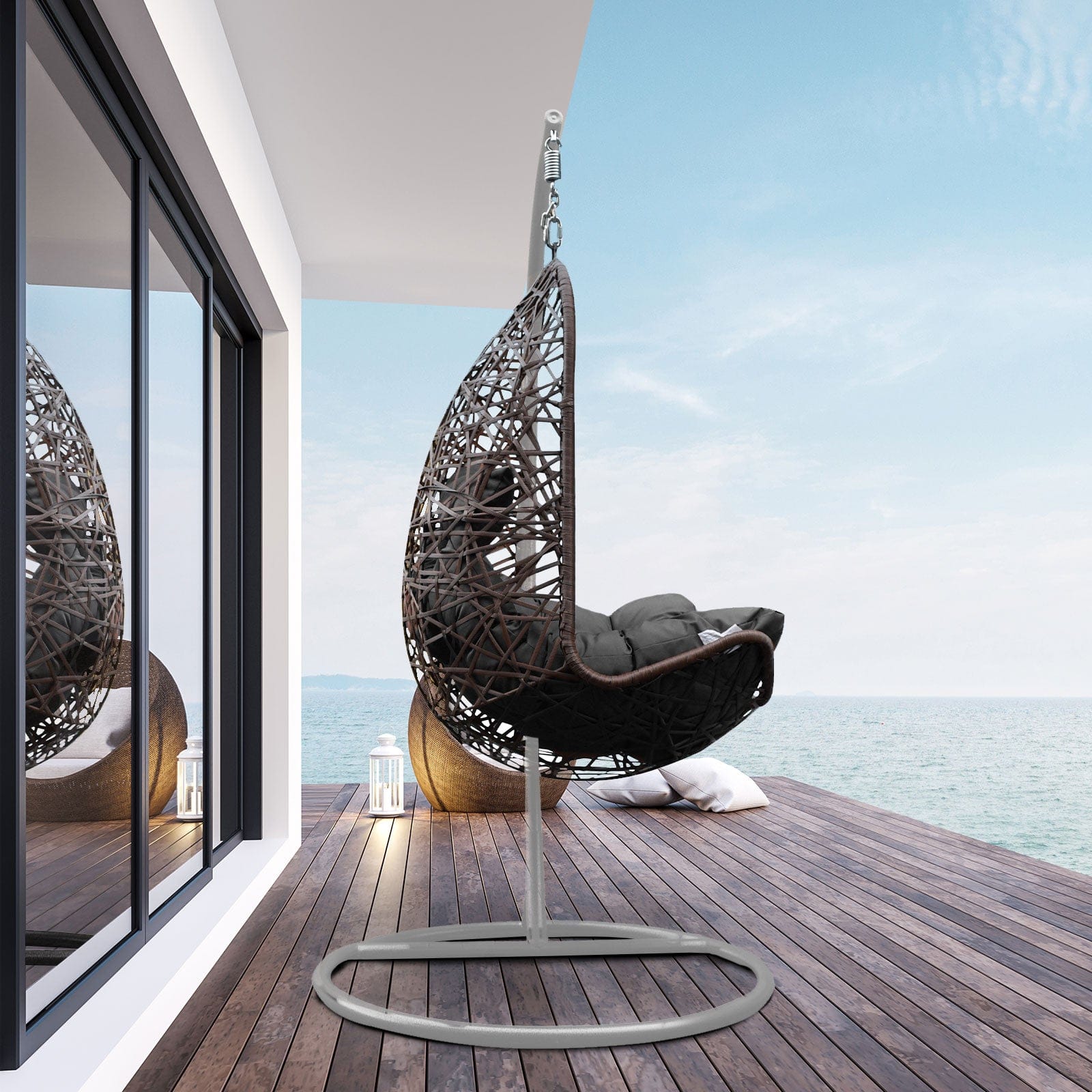 Stylish hanging basket design Egg Chair - Outdoor Furniture - photo 14