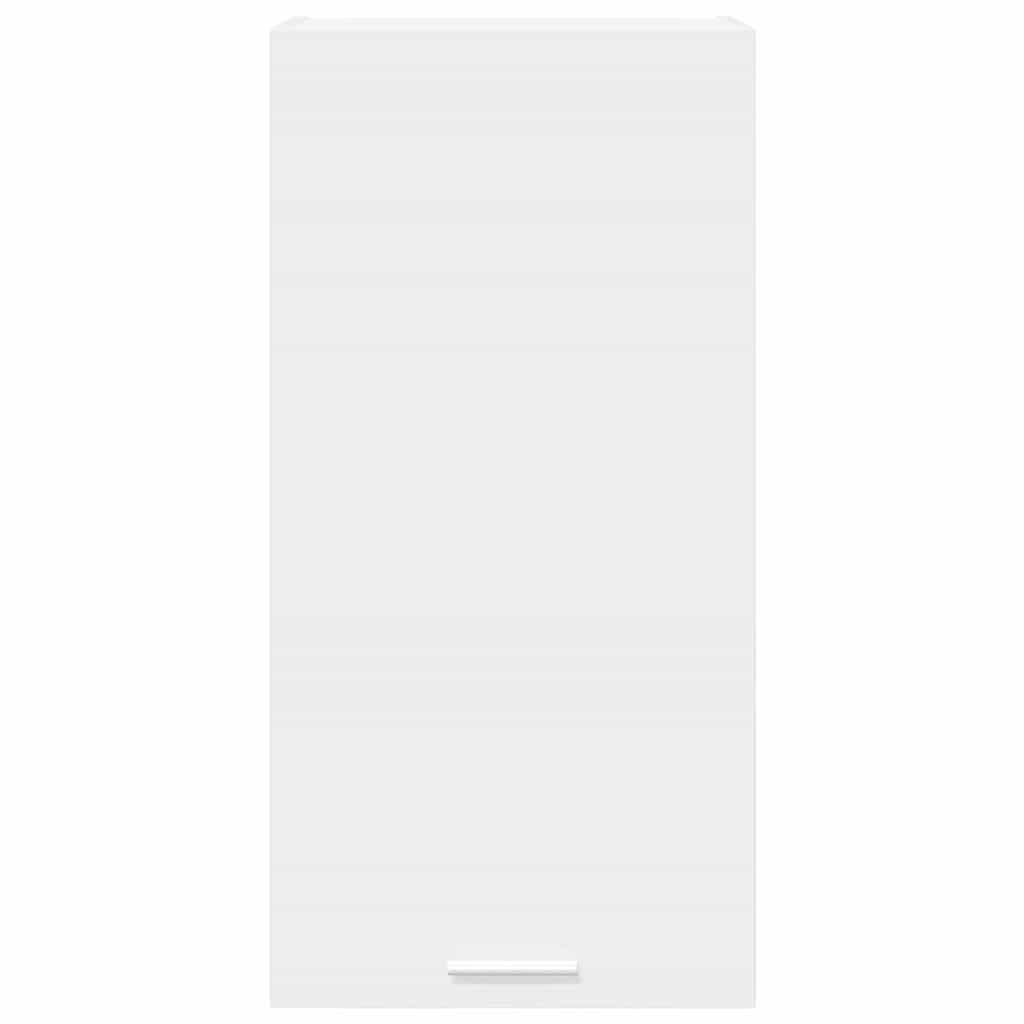 Stylish Hanging Cabinet Riga White Engineered Wood - Durable