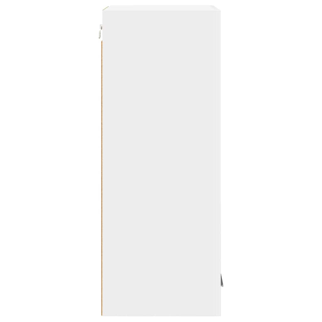 Stylish Hanging Cabinet Riga White Engineered Wood - Durable