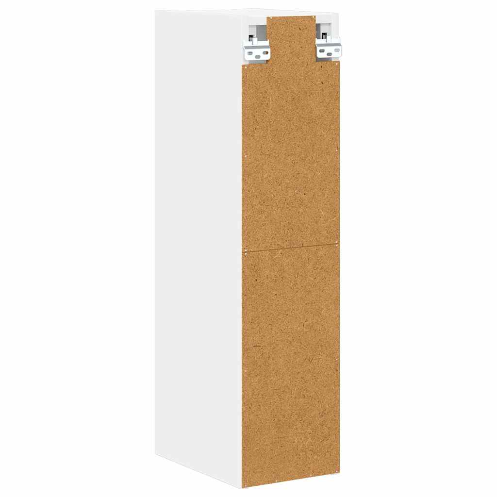 Stylish Hanging Cabinet Riga White Engineered Wood - Home Dacor
