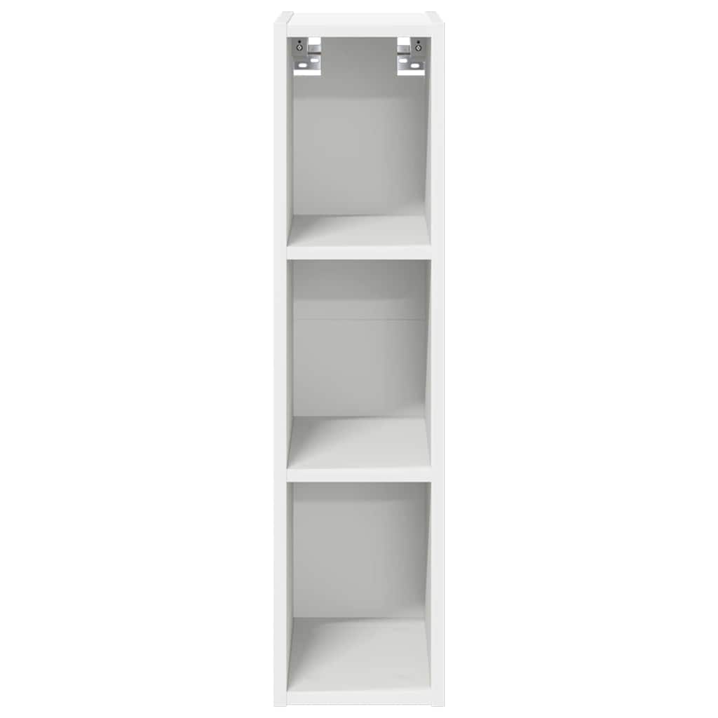 Stylish Hanging Cabinet Riga White Engineered Wood - Home Dacor