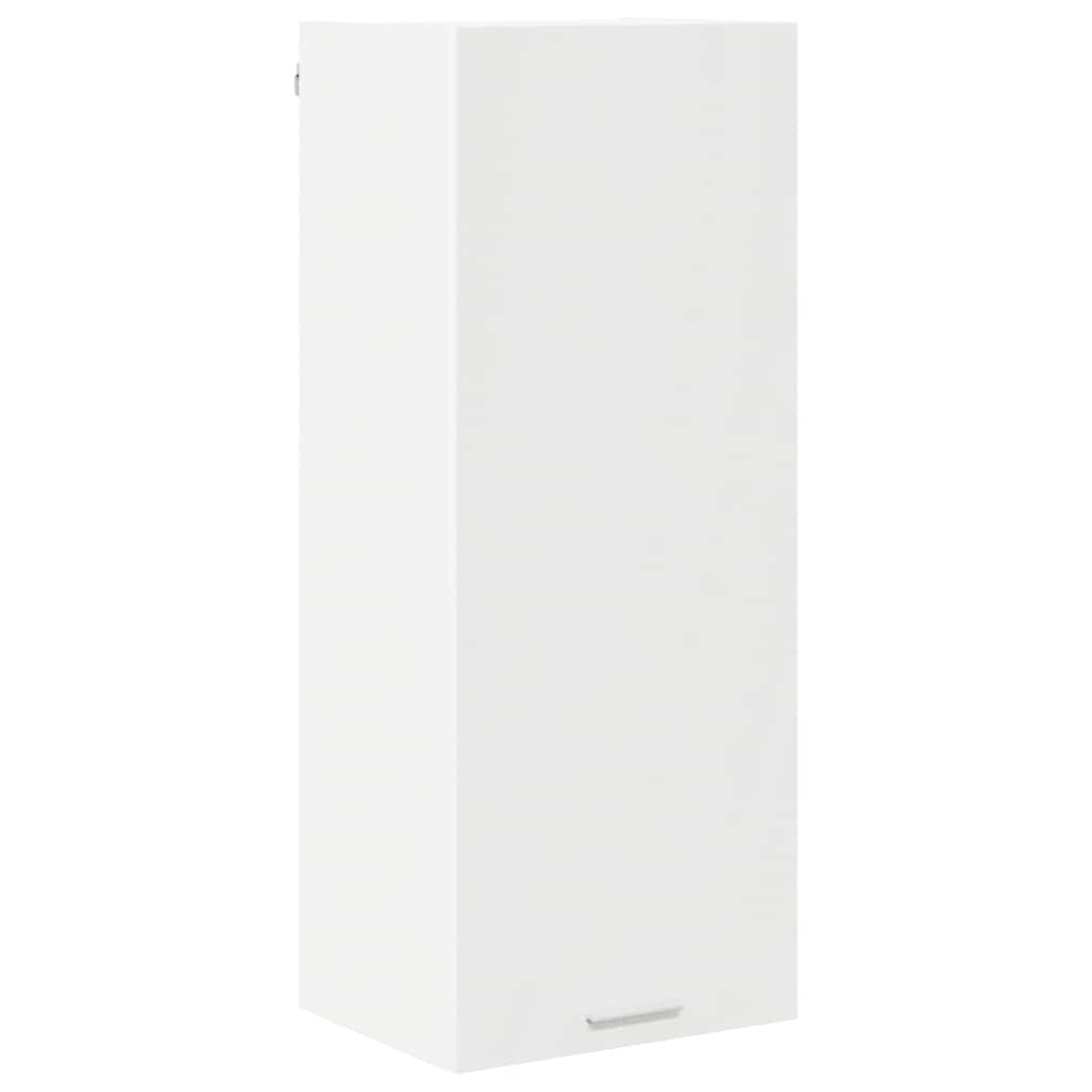 White colour - Stylish Hanging Cabinet Riga White Engineered Wood - Premium Comfort